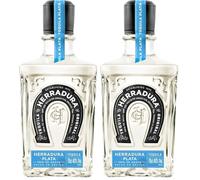 Herradura Tequila Plata, 100% Agave, 700 ml (Paquete de 2)