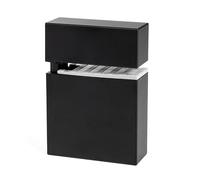 HERRAJES ALK - SOPORTE ESTANTE MURAL ABS LIDIA ACABADO NEGRO MATE