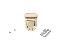 Herrajes de cierre giratorio con hebilla para bolso en forma de bolso, cierre giratorio, 1