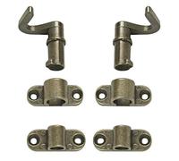 HERRAJES FAB.NACIONAL - ACCESORIOS CERRADURA FALLEBA METALICO CUERO DUVER 1GANCHO DCHA+ 1IZDA,2PUENTES GANCHO+ 2PUENTES VARILLA.