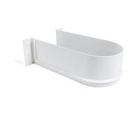 HERRAJES FAB.NACIONAL - SALVA SIFON BILE PARA BAÑOS PLÁSTICO BLANCO PARA CAJÓN DE ESPESOR 16mm.