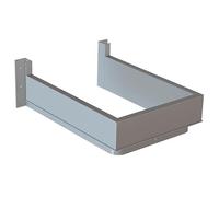 HERRAJES FAB.NACIONAL - SALVA SIFON RECTO EROBO PLAST.ANTRACITA PARA MUEBLES DE BAÑO