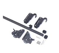 Herrajes para escaleras rodantes, Kit de herrajes for rieles escalera deslizantes, ganchos, rodillos, ruedas piso, varios tamaños(3.3ft/100cm track kit)