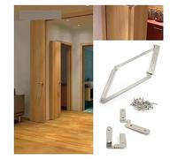 Herrajes Puertas Correderas, Accesorios de puerta plana plegable de 180 grados for armario, puerta del hogar, puerta de guardarropa, accesorios de conector de Hardware de puerta divisoria, Herrajes p