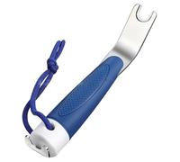 Herramienta a presión, broches para cubierta de barco, práctica herramienta con botón a presión con mango antideslizante para evitar que la lona se rompa, no se hunde en el agua, azul