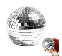 Herramienta abrebotellas - Abridor rápido con forma de bola de discoteca brillante, diseño de espejo pulido, de mecanismo de apertura sin escape, regalo para hombres, mujeres, anfitriones