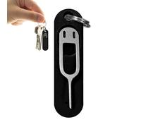 Herramienta - Abridor de agujas de tarjetas | Herramienta creativa de apertura de bandeja de tarjetas | Pin de expulsión de bandeja de transporte con funda protectora de silicona para teléfonos
