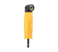 Herramienta adaptadora de taladro de ángulo recto amarillo de 7.8 pulgadas | Llega a esquinas estrechas, giro de 90 grados, ideal para espacios reducidos, mejora la accesibilidad