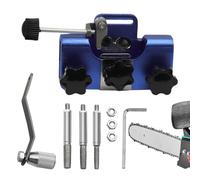 Herramienta afiladora de cadena para motosierra - Portátil con juego de plantilla manual de afilador de motosierra - Para reparación, mantenimiento, corte, procesamiento de madera, tala y silvicultura