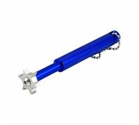 Herramienta afiladora de ranura para palos de golf, afilador de ranura con 6 cabezales, accesorios de golf duraderos para hombres y mujeres, palos de utilidad, limpieza de reranurado (BU)