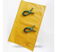 Herramienta Aislante Reutilizable de 31 x 39 Pulgadas, Equipo de Mantenimiento eléctrico Comercial(Yellow Blanket+2pc Clip,0.4KV)