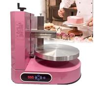 Herramienta alisadora de glaseado, máquina alisadora de revestimiento de pasteles ajustable para decoración, herramienta portátil para hornear pasteles de cumpleaños