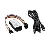 Herramienta analizadora lógica con cable USB, frecuencia de muestreo de 24 MHz, funcionalidad de 8 canales para UART, para IIC, para análisis de protocolos SPI en proyectos electrónicos