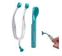 Herramienta aplicadora de lentes, aplicador de silicona y herramienta de extracción, insertador/removedor de ojos, cuchara de silicona portátil y pinzas para viajes y uso doméstico