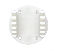 Herramienta auxiliar de soldadura, soporte de plástico resistente al calor para reparación electrónica, 7 x 6 x 3 cm, incluye agujeros de montaje para una base estable (estilo B - blanco)