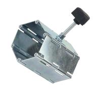 Herramienta Auxiliar para Mosaicos Regulador de Nivelación de Baldosas | Ajuste Manual de Altura, para Baldosa y Pared, Cocina y Balcón, Chapa Galvanizada, Plata