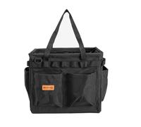 Herramienta Bag, amplia Mouth Tote, Heavy Duty Organizer, Oxford Cloth Material, Reinforced Base Design, Water and Tear Resistant, Multi-Pocket Storage, Perfect for Outdoor, Garage