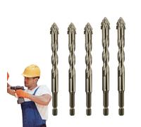 Herramienta Bit De Taladro Excéntrico-Broca De Taladro A Base De Flauta Seghettate Con Brocas Cónicas De Alta Dureza | Para Perforar, Madera, Albañilería, Cemento, Duraderas, Pe