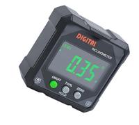 Herramienta buscadora de ángulos con modo de medición doble, pantalla giratoria automática, instrumento de nivelación portátil, inclinómetro digital