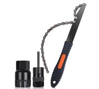 Herramienta cassette bicicleta,Kit de Herramientas de látigo de Cadena de Bicicleta,Herramienta de eliminación de Cassette de Bicicleta,para Engranaje/Cadena látigo con Casete Removal Tool Pack