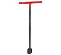 Herramienta Clave Ergonómica para Medidor de Agua, en T de Acero de Primera Calidad, Herramienta de Utilidad de 4 Vías para Válvulas, Grifos para Entusiastas del Bricolaje (rojo)