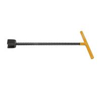Herramienta Clave Ergonómica para Medidor de Agua, en T de Acero de Primera Calidad, Herramienta de Utilidad de 4 Vías para Válvulas, Grifos para Entusiastas del Bricolaje (YELLOW)