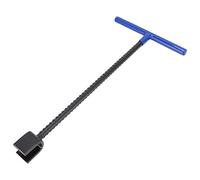 Herramienta Clave Ergonómica para Medidor de Agua, en T de Acero de Primera Calidad, Herramienta de Utilidad de 4 Vías para Válvulas, Grifos para Entusiastas del Bricolaje (BLUE)