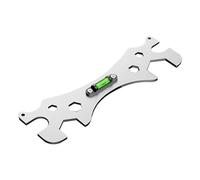 Herramienta clave multifuncional: llave de acero inoxidable, llave de reparación de baño | Llaves de nivelación de ángulo curvado, pinzas hidráulicas fáciles de usar, llave combinada múltiple para