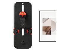 Herramienta Colgador de Cuadros con Nivel - Medidor Nivelador de Precisión - Herramienta De Nivelacion De Marcos De Fotos | para Principiantes Expertos Aficionados y Carpinteros Hombres y Mujeres