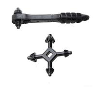 Herramienta combinada de llave de portabrocas y llave de vaso con ajuste de 3/8 pulgadas de accionamiento de 12,5 mm y control manual de dirección de trinquete (B)