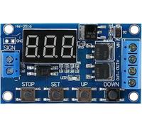 Herramienta compatible con Módulo temporizador de CC de 5 V-36 V con retardo de ciclo de disparo, interruptor de encendido y apagado, módulo de relé con pantalla LED