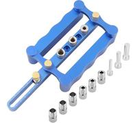 Herramienta compatible con plantilla de autocentrado, plantilla de clavija autocentrante de 6/8/10 mm, kit de agujeros de taladro de madera, herramientas manuales para carpintería, herramientas de