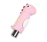 Herramienta con temática de dinosaurio, núcleos de metal, ojo de gato, uñas artísticas, agarre antideslizante para uñas creativas, artistas, mango de uñas de silicona suave