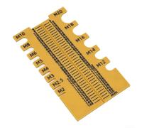 Herramienta confiable de regla de tornillo 3D para medición de precisión de longitud y diámetro en técnicas de carpintería (caqui)