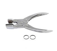 Herramienta cortadora de disco de celda de moneda de mano for laboratorio, herramienta de perforación manual con troqueles de corte opcionales (6-19 mm) for fabricación(Circular hole die dia17mm)