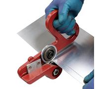 Herramienta Cortadora de Metales,de Acción Manual Doble Rueda Para Corte de Tejas - Recortador de Metales Ajustable,para Aluminio Acero Hojalata Cartón