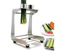 Herramienta cortadora de zanahoria, tiras de corte manual de pepino de acero inoxidable, velocidad de corte 10 rebanadas/minuto, diámetro de 45 mm, moldes opcionales, para cocinar sushi, preparación