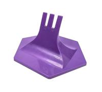 Herramienta Cremallera - Ayuda Instalación Cursor, Abrazadera Mesa Diseño Azul, Unidad 14x12cm + Perfil 9cm, Material PVC Rígido - para Reparación Ropa & Pantalones