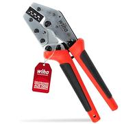 Wiha MC4 Crimpadora I Herramienta fotovoltaica de crimpado para conector solar MC4 I 2,5/4/6 mm² I presión de prensado automática I Alicates solares (45796)