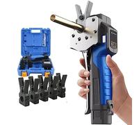 Herramienta de abocardado eléctrica inalámbrica, herramienta de expansión de tubo de 1/4"-3/4" con luz LED, herramienta de abocardado de tubo excéntrico de 45°, súper carga de 50 W, for tubos de cobre