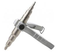 Herramienta de abocardado y expansor de tubos de aleación de aluminio de doble cabezal CT-622, herramienta de reparación de HVAC compatible con 6 mm, estampado y expansión de plata para tubos
