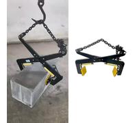 Herramienta de abrazadera de elevación para manejo vertical de placas de acero, granito y adoquines