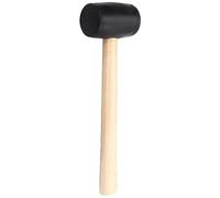 Herramienta de abridor de coco, extracción de carne de coco, herramientas de coco para eliminación de carne de acero inoxidable con mazo de goma (Martillo de cabeza de goma 275x75 mm)