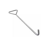 Herramienta de abridor de llaves de alcantarilla de alta resistencia, gancho de alcantarilla, tapa de drenaje for rejillas de alcantarillado(A-10MM,40cm/15.7in)