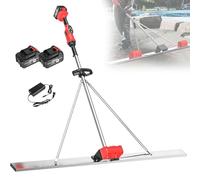 Herramienta de Acabado Concreto para DIY y Pro, Regla Vibratoria Sin Cable 1.5m 1.8m 2m, Motor Brushless Potente para Nivelación de Losas y Pisos de Exterior Casa(1.5M)