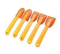 Herramienta de acabado de calafateo, juego de 5 herramientas de calafateo de silicona, esparcidores de goma con mango extendido, para baño, cocina, habitación, esquina de piso