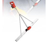 Herramienta de acabado de hormigón con regla eléctrica, kit vibratorio de regla de hormigón con 1 batería, hoja de 6000 RPM/MIN 150 cm, acabado más suave de superficie de cemento con regla eléctrica