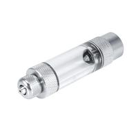 Herramienta de Acuario de Contador de Burbujas CO2 de Doble Cabeza para Peces con Función No Retorno e Instalación Fácil para un Crecimiento óptimo de las Plantas de Agua (Grabadora de burbujas de