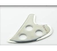 Herramienta de acupuntura de acero inoxidable Gua Sha para terapia natural de tejidos blandos UT04