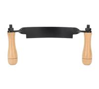 Herramienta de afeitado para dibujar, herramienta manual para descortezar carpintería, raspador profesional de corteza de árbol con hoja de hierro afilada, mango de madera (Curved Type)
